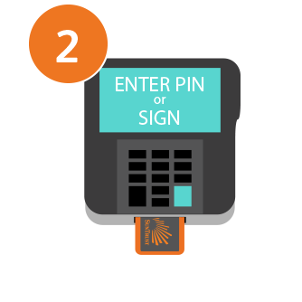 card suntrust debit chip banking facts reader