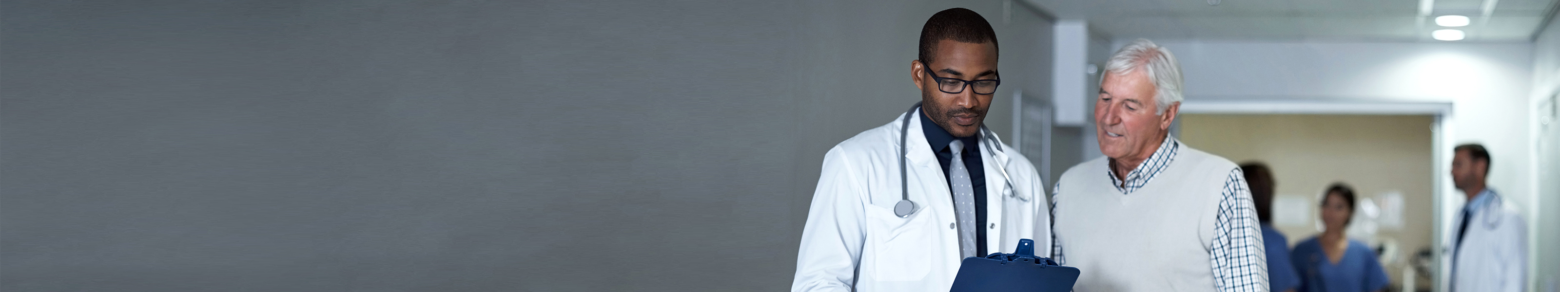 Doctor chatting with patient