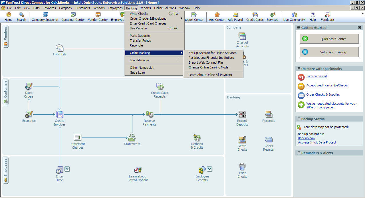screenshot of Direct Connect screen